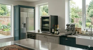 Storing red and white wines at different temperatures in a dual-zone cooler.