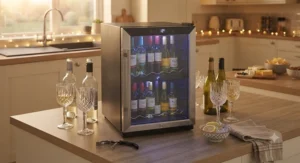 A practical and cheap wine cooler under £100 perfect for keeping drinks chilled during small gatherings at home.